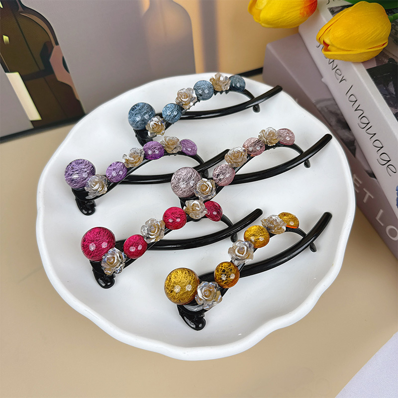 精致感气质十足扭扭夹发夹女新款高端盘发不硌头一字横夹子