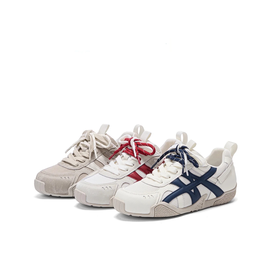 2025夏季新款运动鞋女鞋透气时尚网面休闲鞋老爹鞋小白德训阿甘鞋