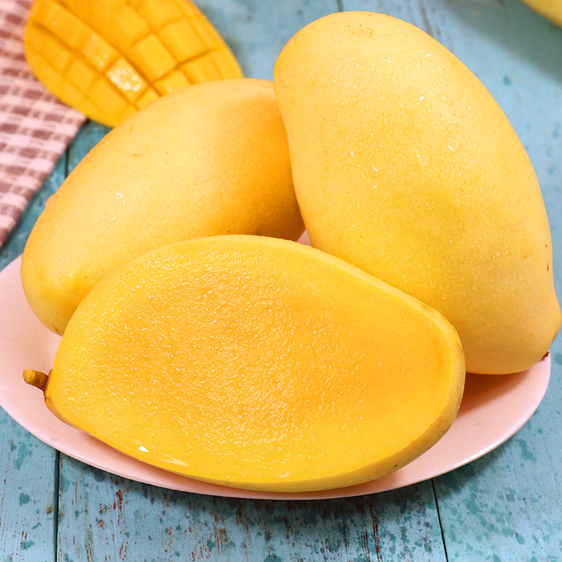 【生熟两吃】高乐蜜芒果脆甜酸芒果越南当季新鲜水果黄金果5/3斤