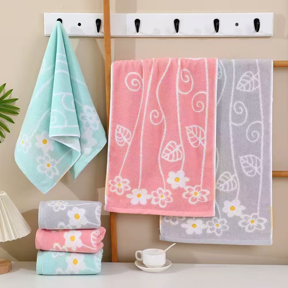 柔软亲肤吸水速干不掉毛纯棉面巾适合成人男女家用