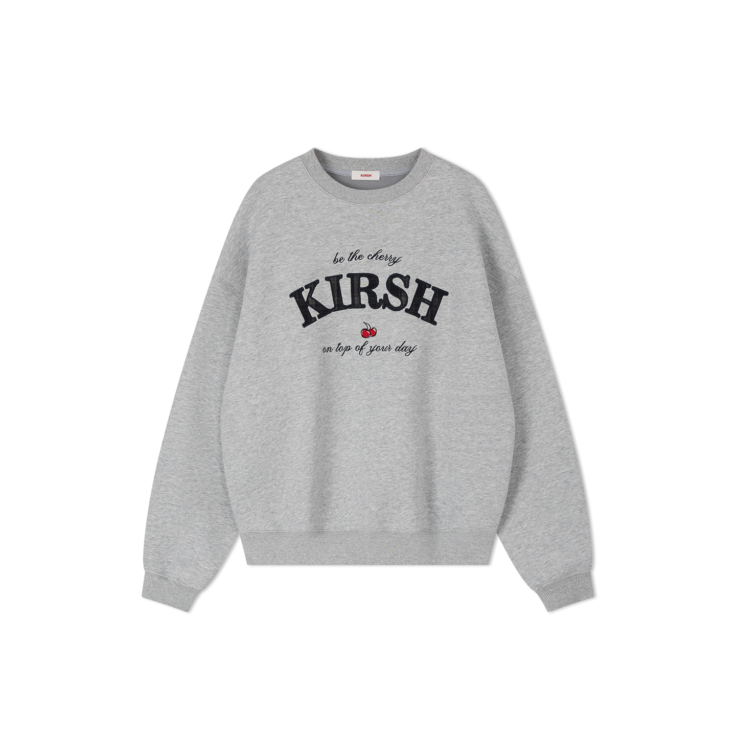 樱桃KIRSH韩系经典复古字母套头显瘦卫衣