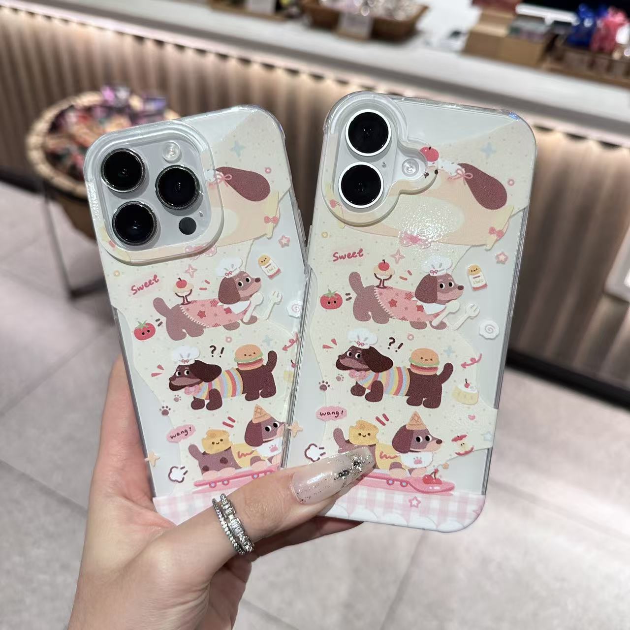 滑板派对腊肠狗imd手机壳适用苹果iPhone17/16/15华为p70