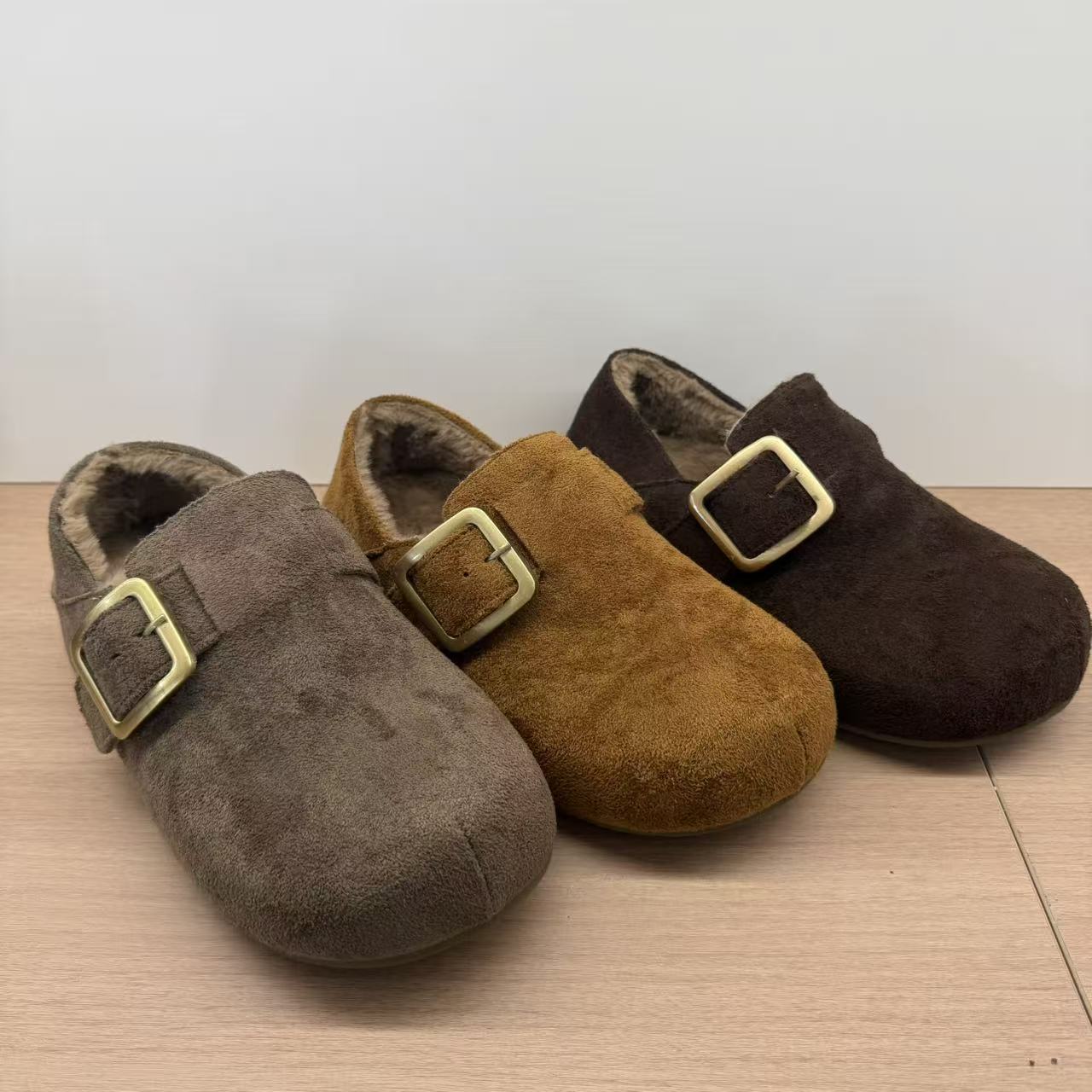 休闲风秋冬女鞋休闲纯色时尚休闲鞋舒适浅口懒人鞋HD-603