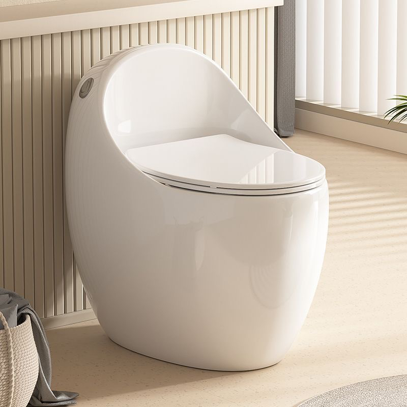 九牧王蛋形家用卫生间马桶大口径节水虹吸式防臭静音一体坐便器