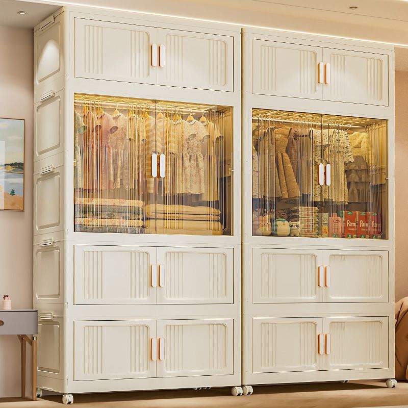 免安装简易衣柜90cm家用宝宝衣服被子收纳柜儿童卧室可折叠小衣橱