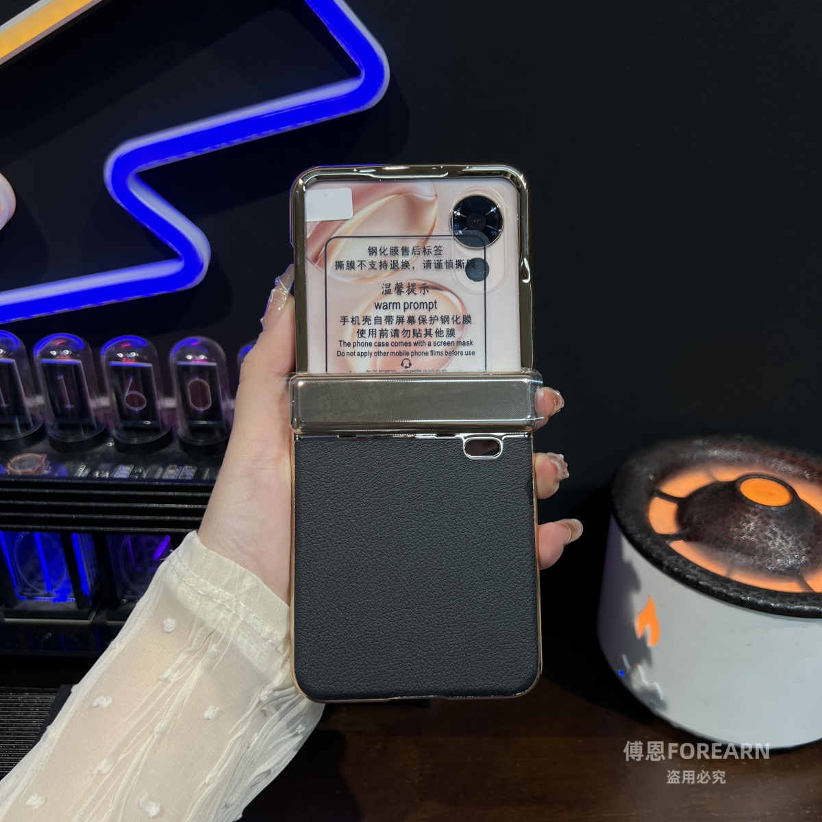 适用于荣耀magicvflip2手机壳折叠屏Magic V Flip2带中轴铰链全包