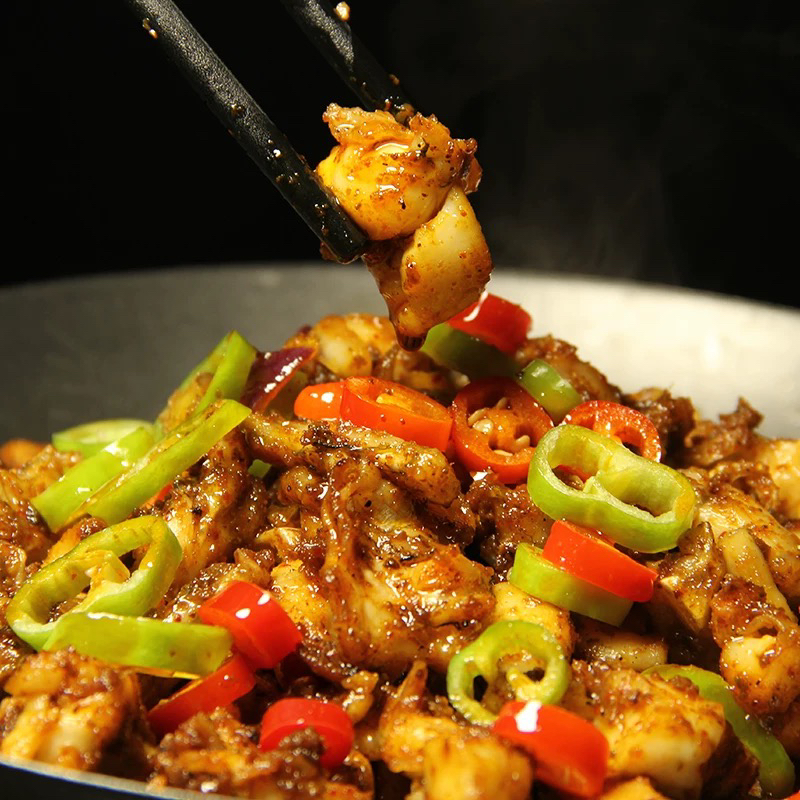 旨浓食品牛蛙酱干锅长沙跳跳蛙碳烧牛蛙酱料紫苏牛蛙酱家庭装酒店