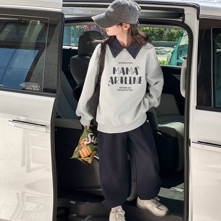 女童套装春秋款2025新款洋气儿童秋装卫衣两件套中大童时髦洋气潮