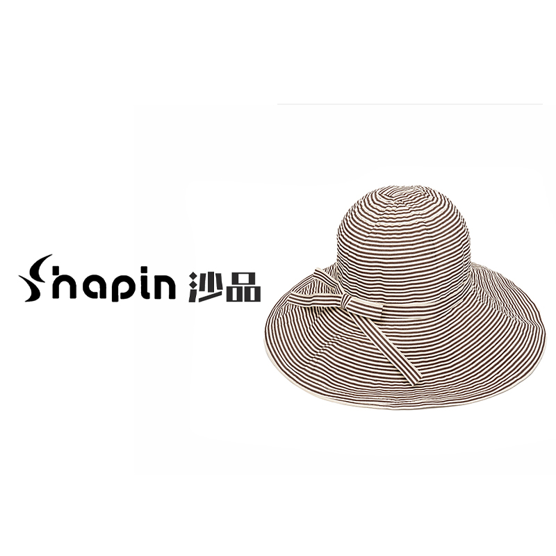 慵懒复古时尚蝴蝶结遮阳帽定型软骨帽檐渔夫帽FEL234