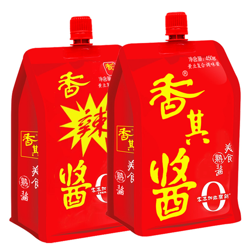 香其酱450g熟酱黄豆酱东北酱农家酱拌面酱下饭酱蘸酱做菜好吃