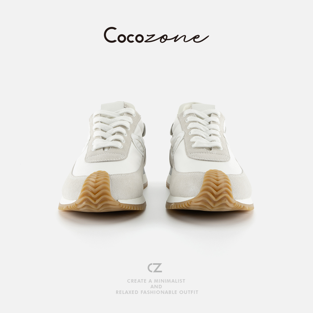 COCO ZONE刘一一 简约运动户外系带女式复古休闲鞋 CD2A2407