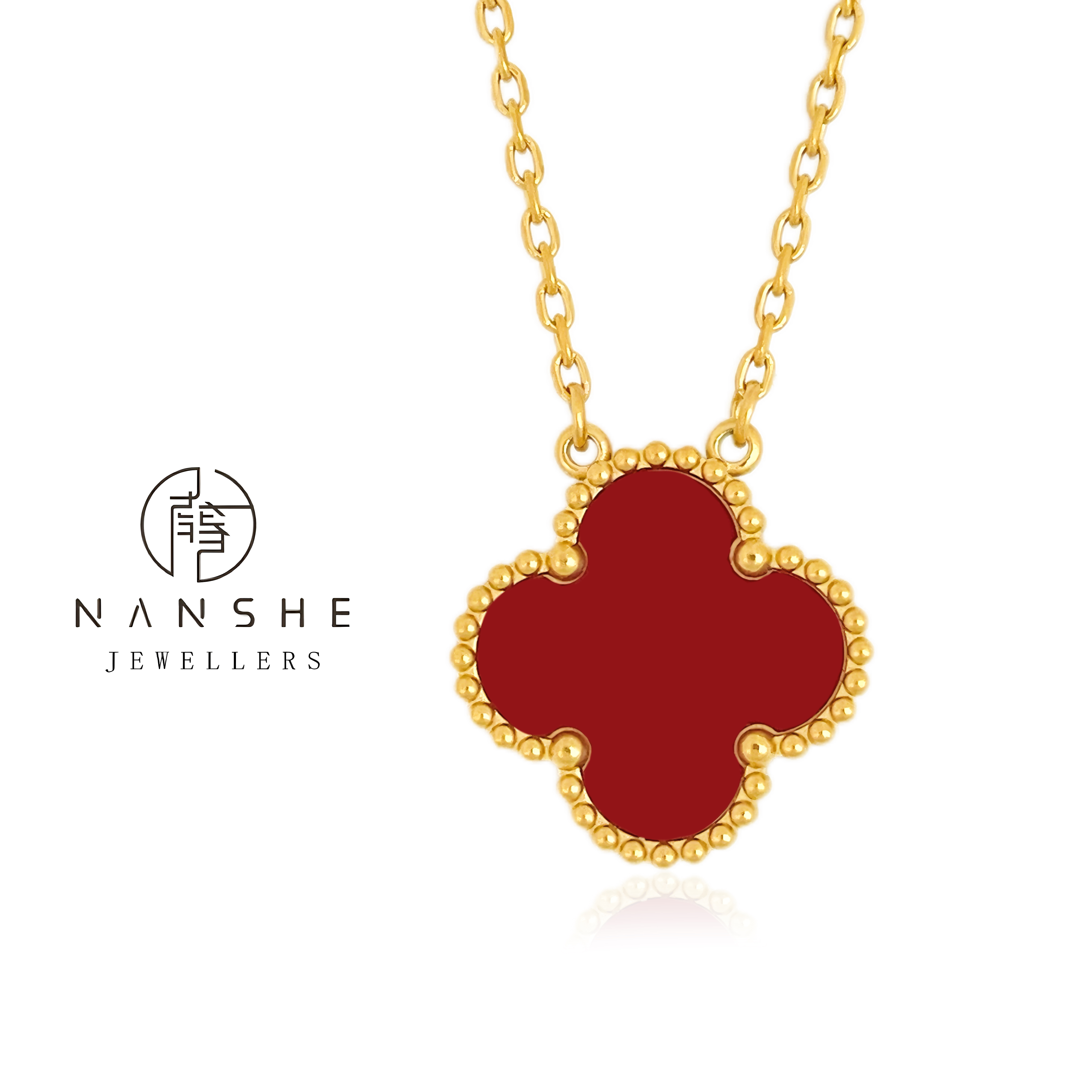 NANSHE/南奢 八色四叶草项链时尚百搭