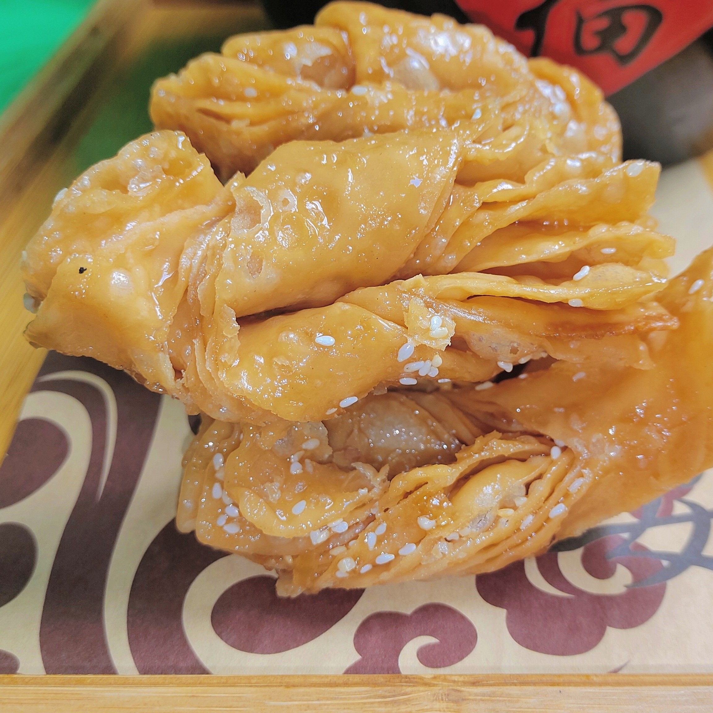 苏北老味道果子糕点套环桃酥角蜜小金果三刀