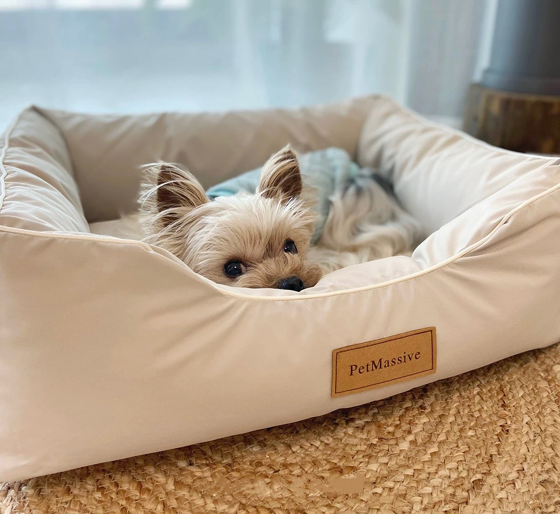 PetMassive秋冬羽绒狗窝空气感柔软猫窝不粘毛可拆洗保暖四季通用