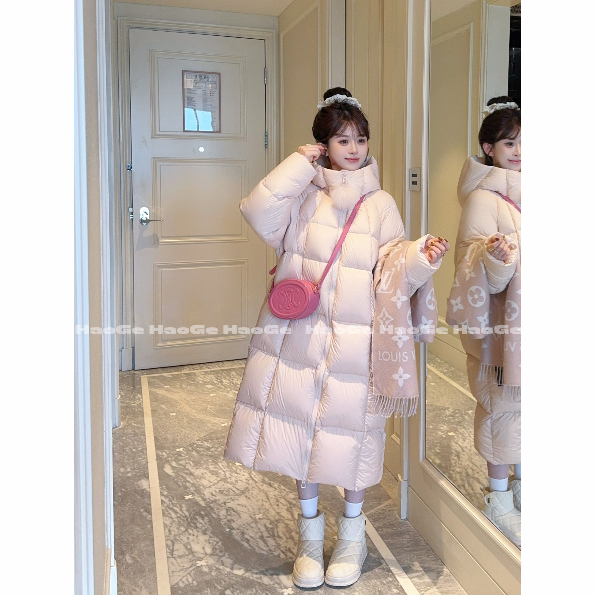 暴雪时分HGQ5YRF4365A羽绒服预宽松加厚（送同色系袖套）