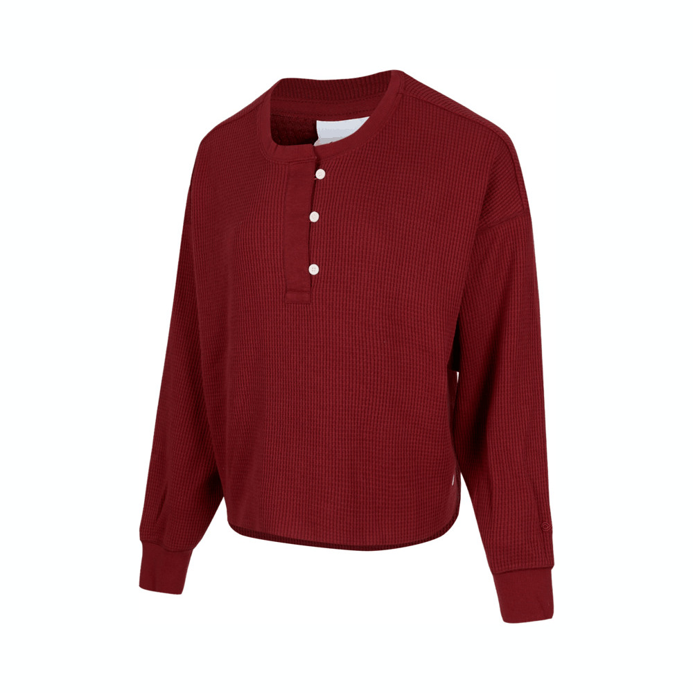 NIKE耐克女子NY LUXE WAFFLE L/S CREW G针织无帽卫衣HV8466-677