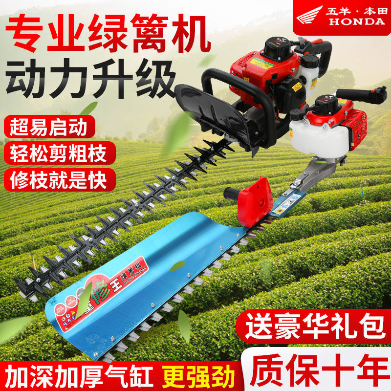 进口五羊本田绿篱机大功率汽油修剪机茶叶茶树修枝剪园林绿化工具