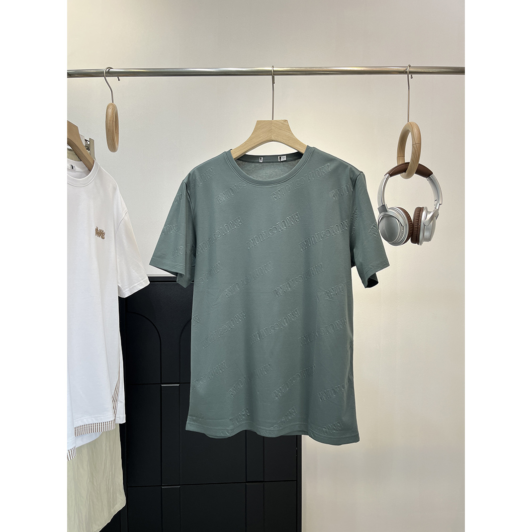 特！精梳棉+立体压花 商场余D 夏生休闲短袖T恤 C2 男装 H5869