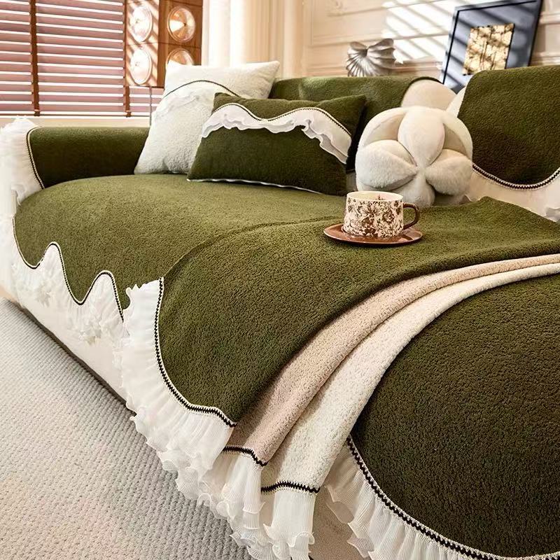 不规则异形2025新款四季通用防滑轻奢高级感沙发垫子盖布