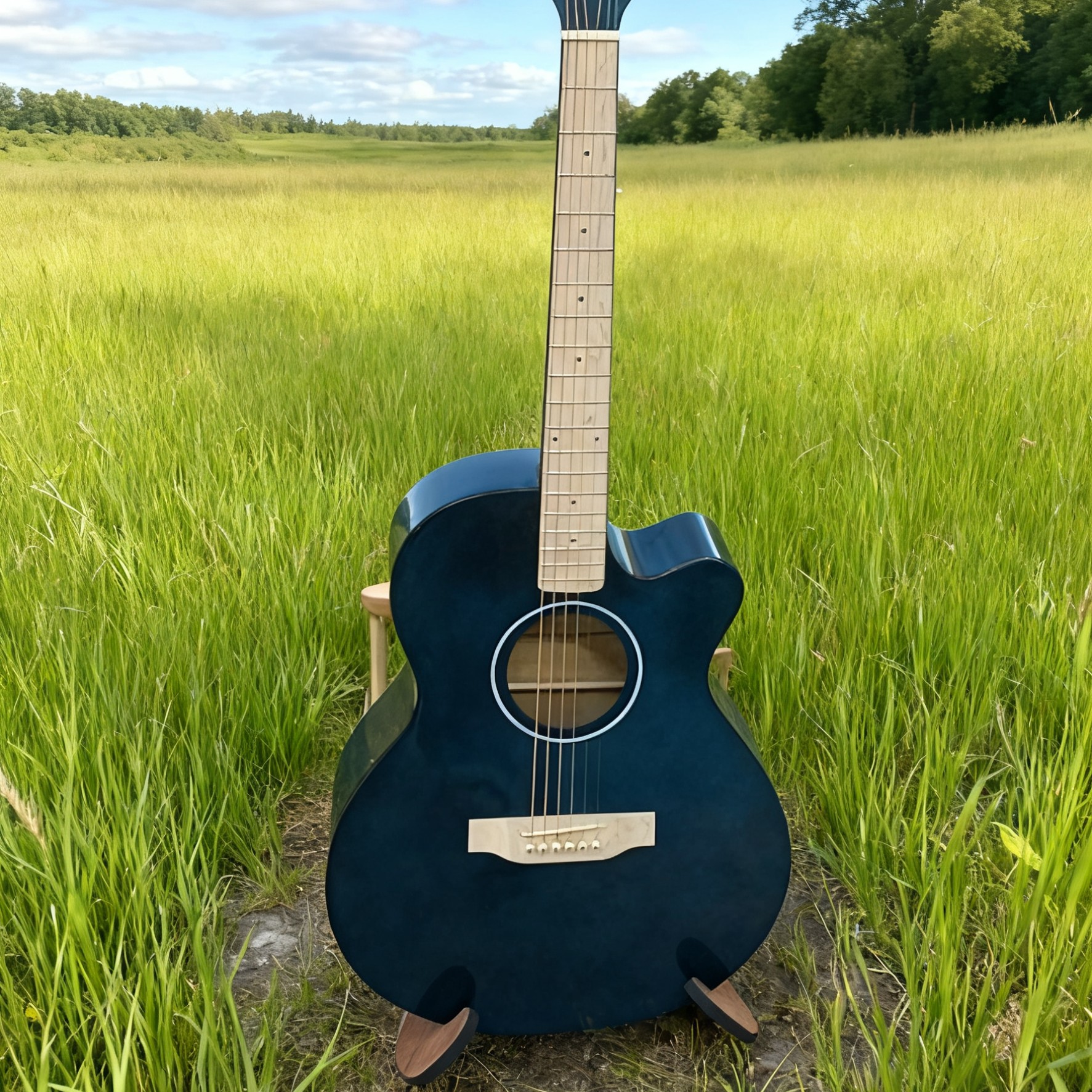 M吉他38寸民谣木吉他41寸单板初学者男女学生成人乐器吉他通用