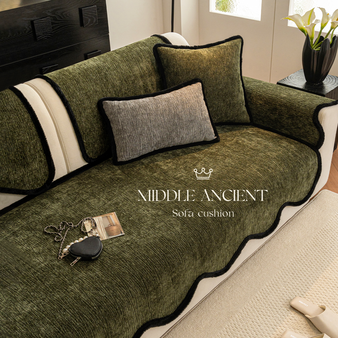 虹原风尚2025新款复古沙发垫四季通用建简约现代高级感固定防滑