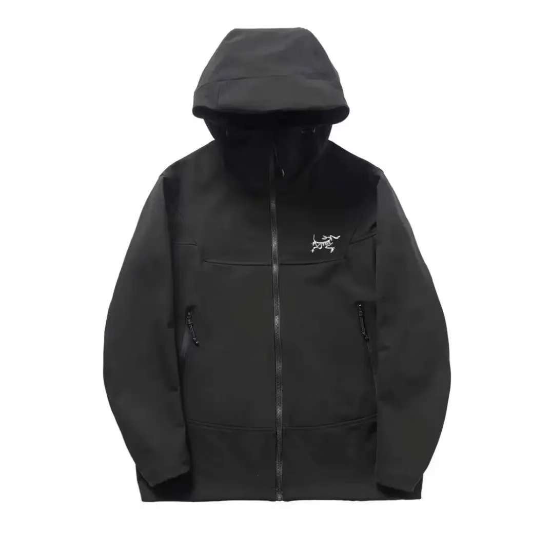 【奥特莱斯】正品刺绣鸟家冲锋衣防风防水软壳连帽户外登山徒步外套