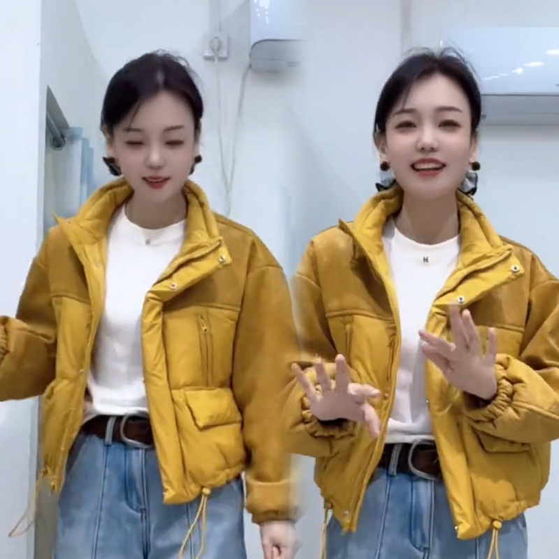 2025秋冬新款时尚显瘦气质网红高档洋气女高级百搭宽松大码棉服潮