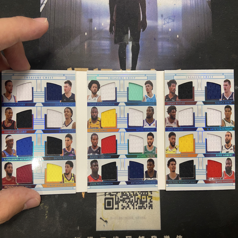 24人物料球星卡 自制卡 折叠小书实卡非常高级卡品精湛