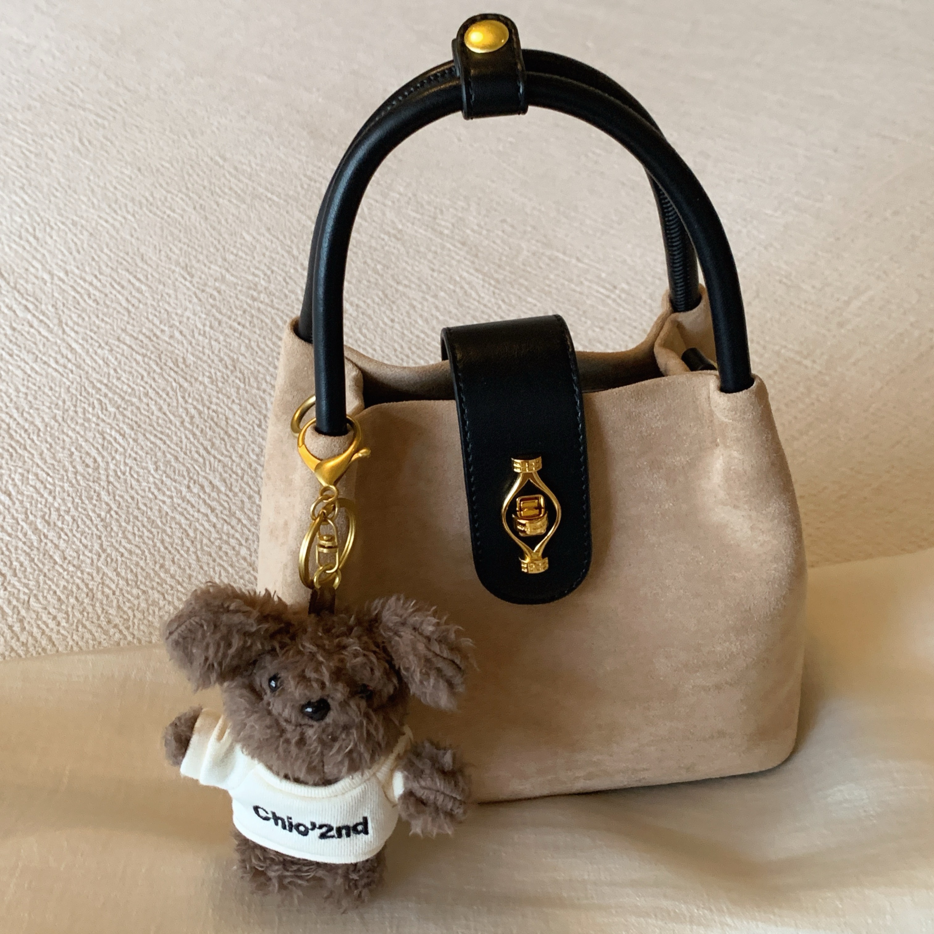 南风Chio2nd水桶包包腋下女高级小众不撞款手提单肩斜挎小包