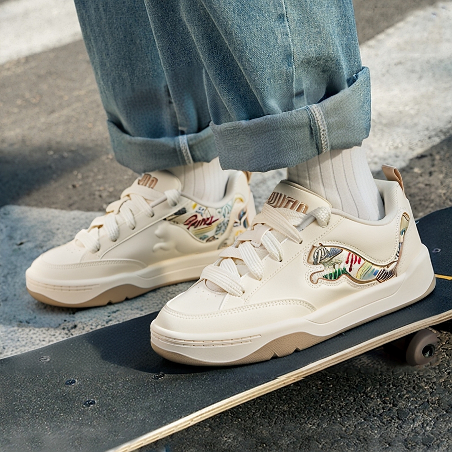 PUMA彪马男鞋女鞋2025新款时尚板鞋耐磨轻便低运动鞋休闲鞋405257