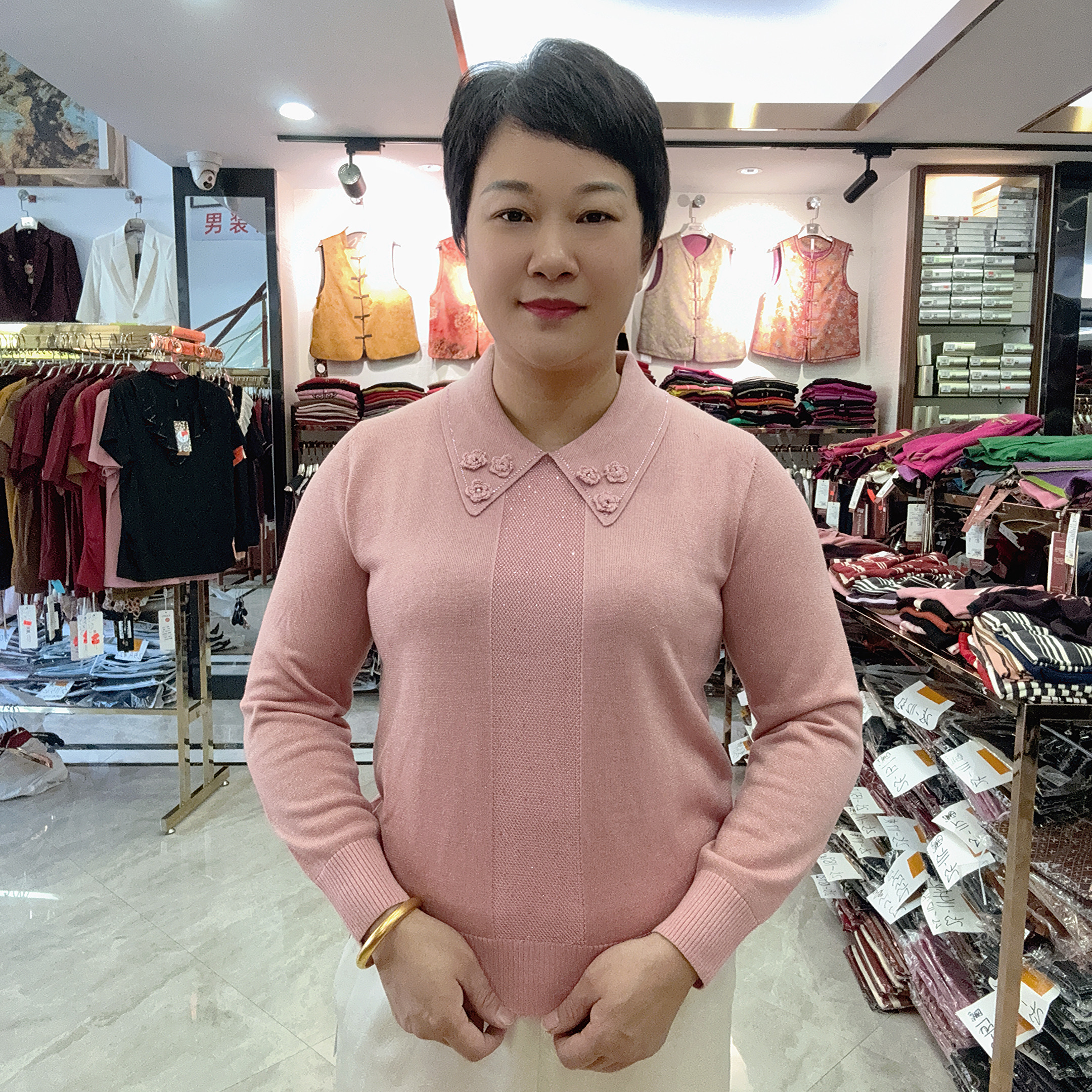 【燕珍时装】2025秋季新款2201330时尚百搭气质长袖上衣 syf