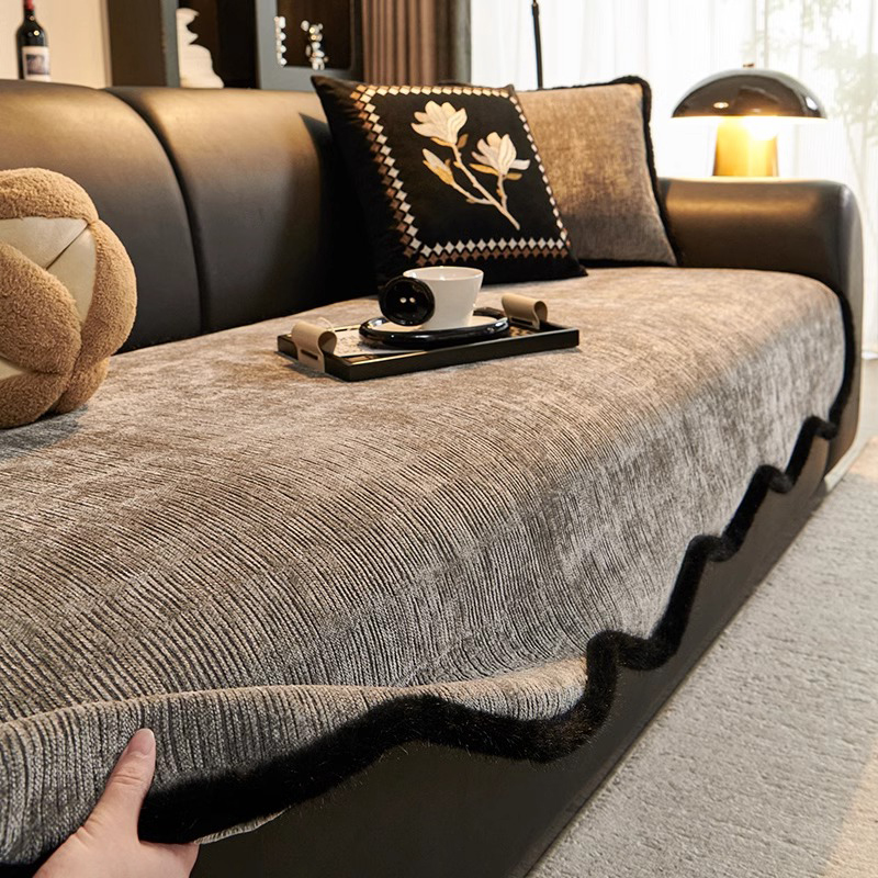 洱峰不规则异形沙发垫子2025新款四季通用轻奢高级感皮沙发坐垫子