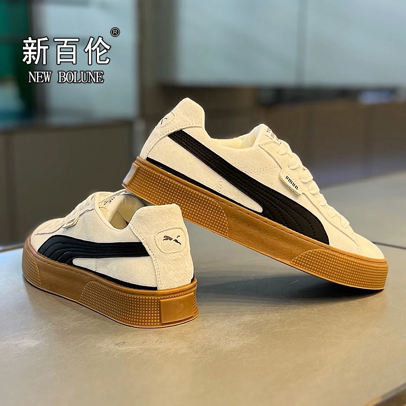 新百伦男鞋2025新款秋季透气韩版复古德训板鞋男士百搭运动休闲鞋