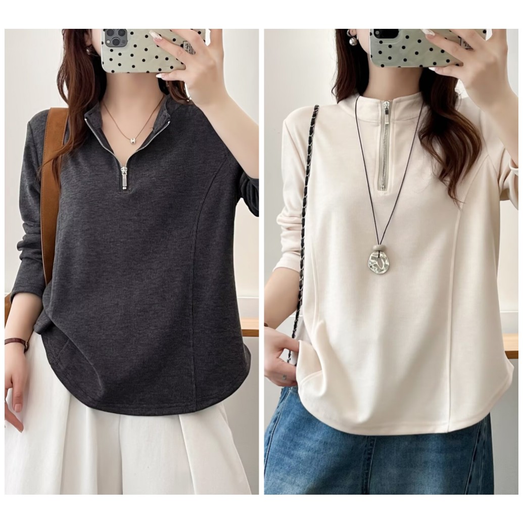 115-195斤大码女装胖mm秋冬丝柔舒适百搭显瘦长袖T恤上衣打底衫