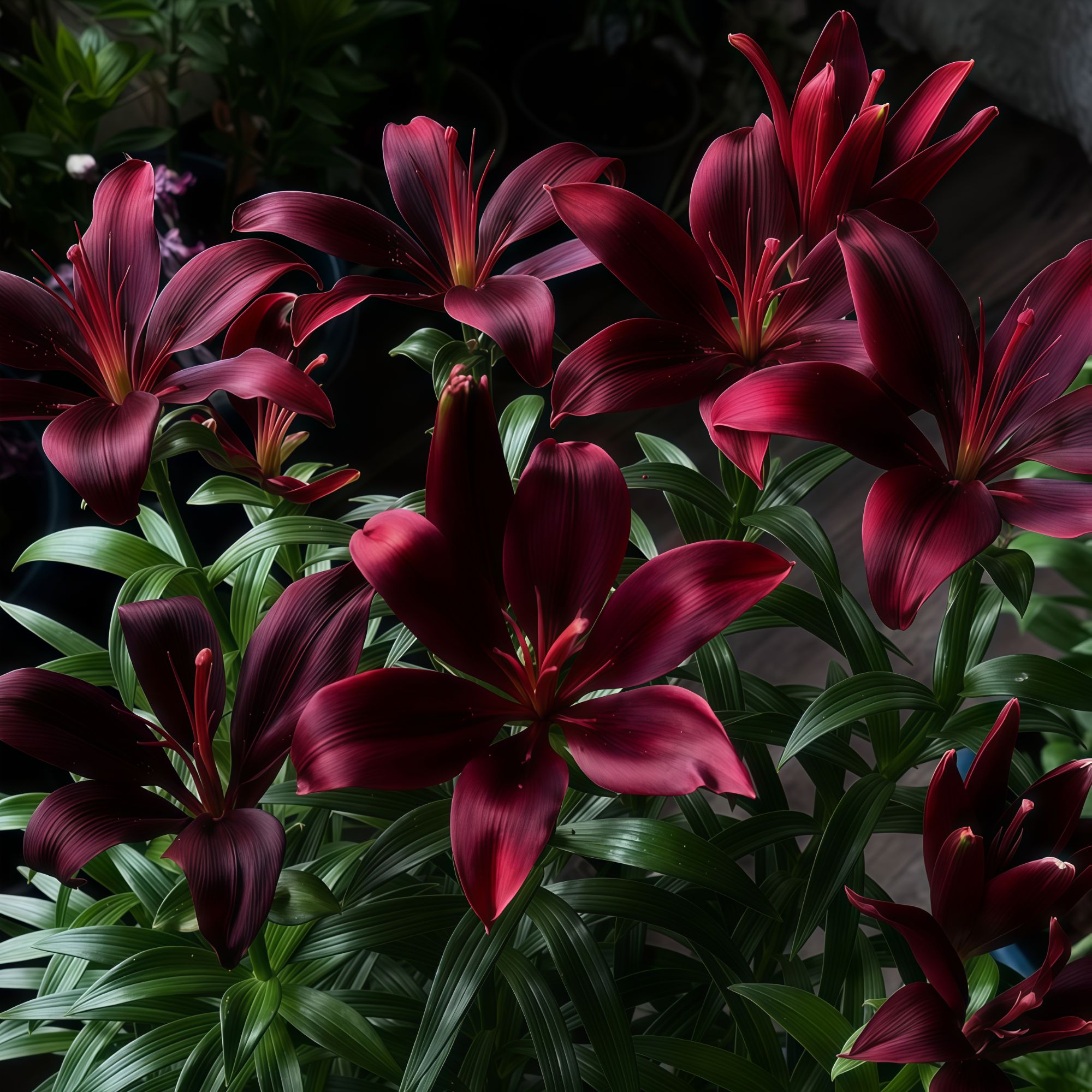 【黑色秘密百合】不对包赔香水百合花易活四季进口大花种球盆栽花卉