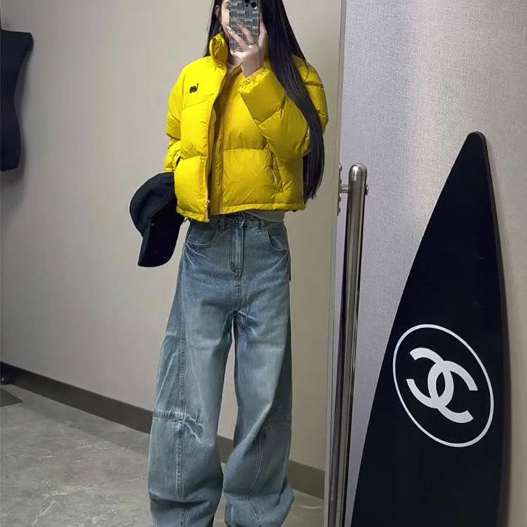 【下单发货模特原版】韩版宽松休闲棉服外套女秋冬新款保暖棉衣