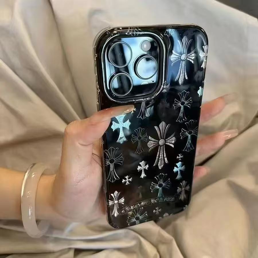 ins克罗心冰川适用苹果17/15/14promax手机壳iPhone16/12防摔13