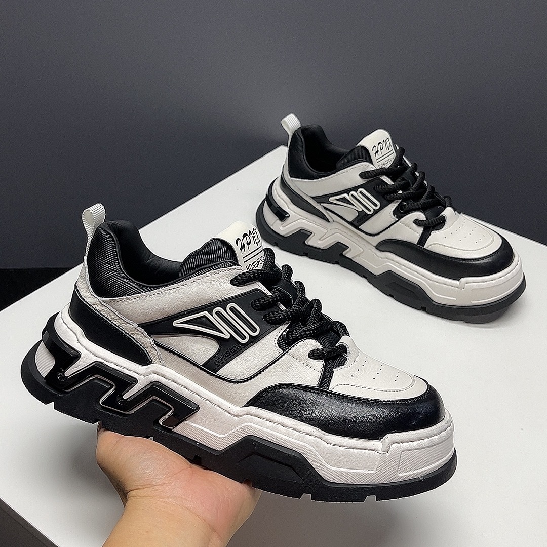 爆款加绒女鞋旅游鞋秋冬流行男鞋感轻奢品老爹鞋男厚底运动休闲鞋