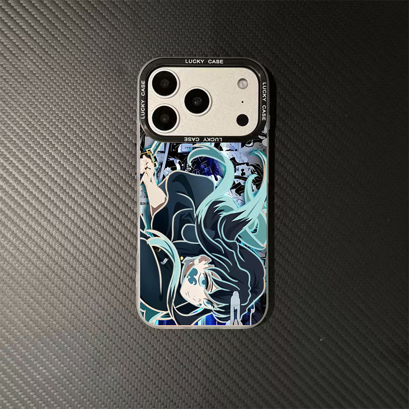 时透无一郎手机壳镭射渐变适用于苹果华为荣耀小米VIVOPPO一加29