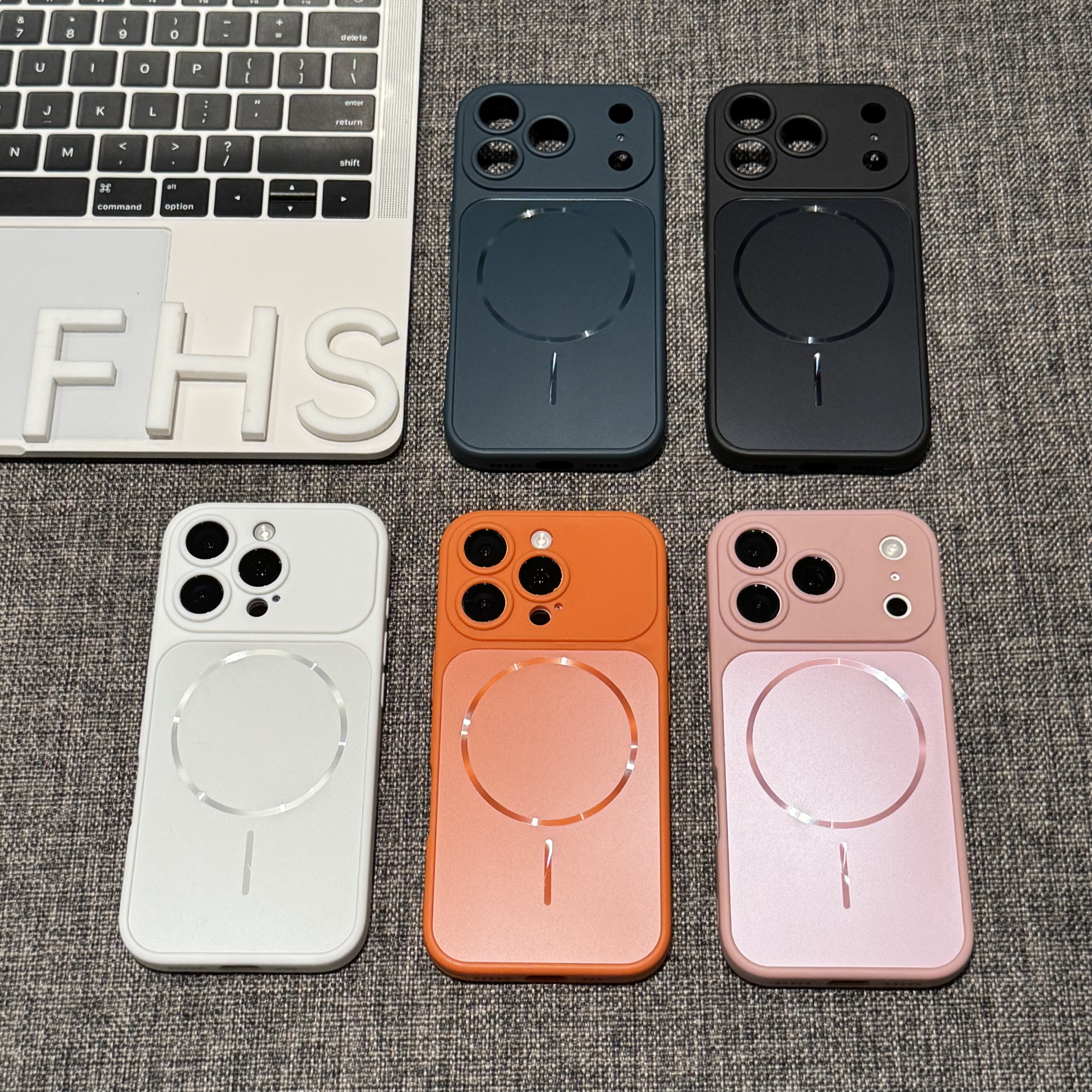 ZMGXAG磨砂大视窗秒变17适用iPhone17/16pro磁吸手机壳苹果1413男