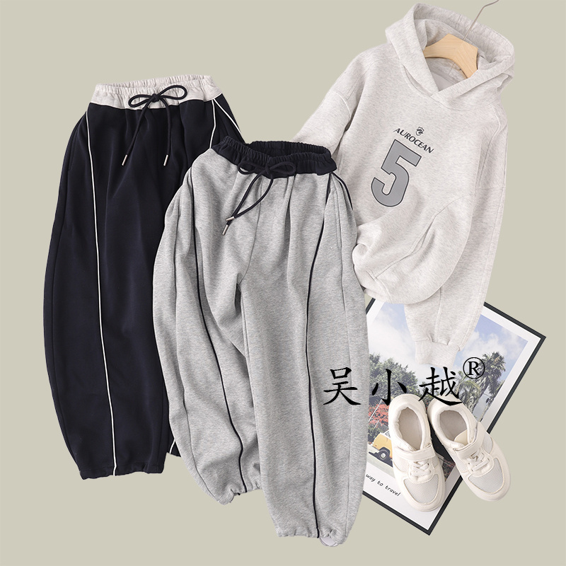 吴小越W1500童装男童裤子秋款儿童长裤男孩卫裤休闲运动裤