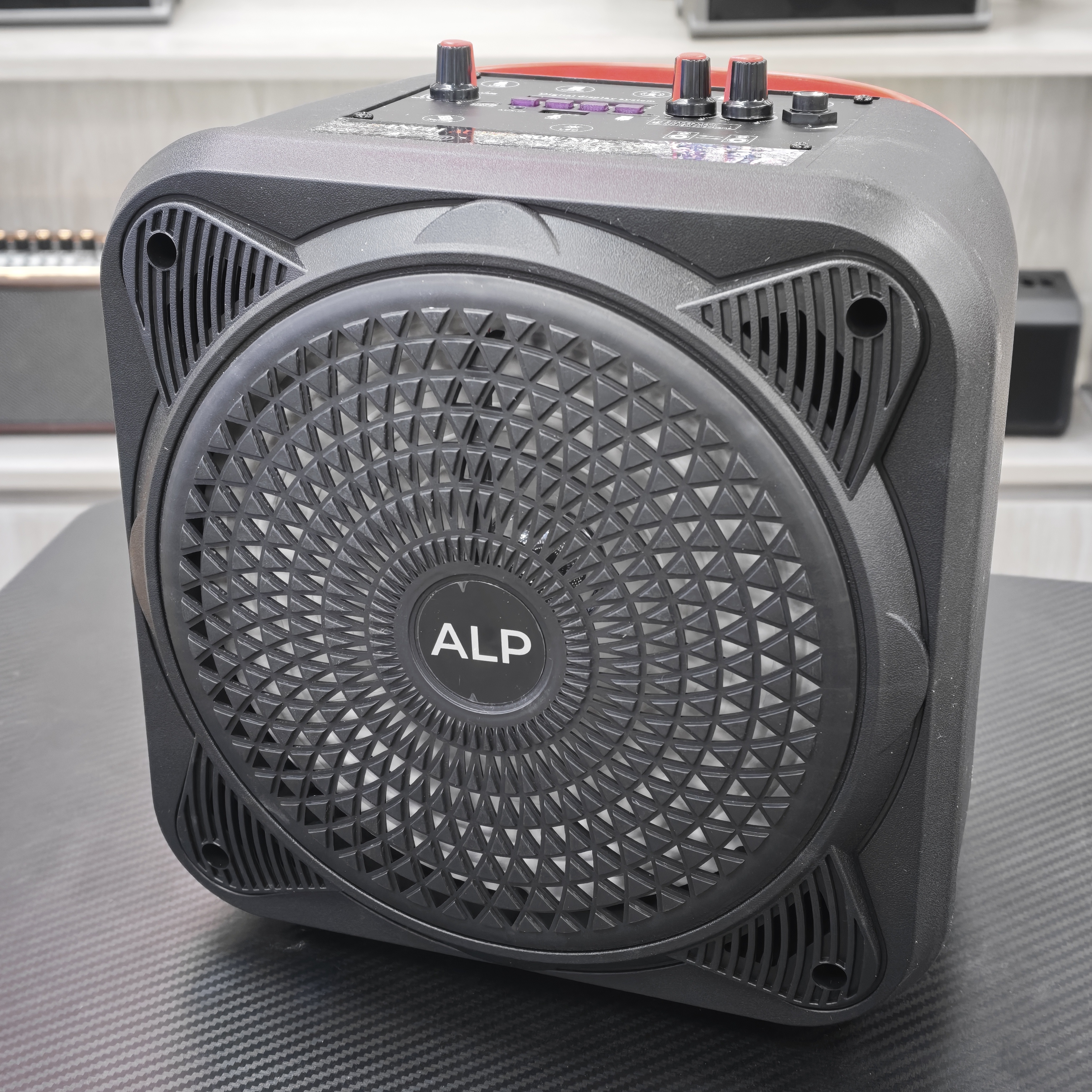 无线蓝牙音箱8507手提便携式炫彩灯光话筒调节户外大功率蓝牙音响