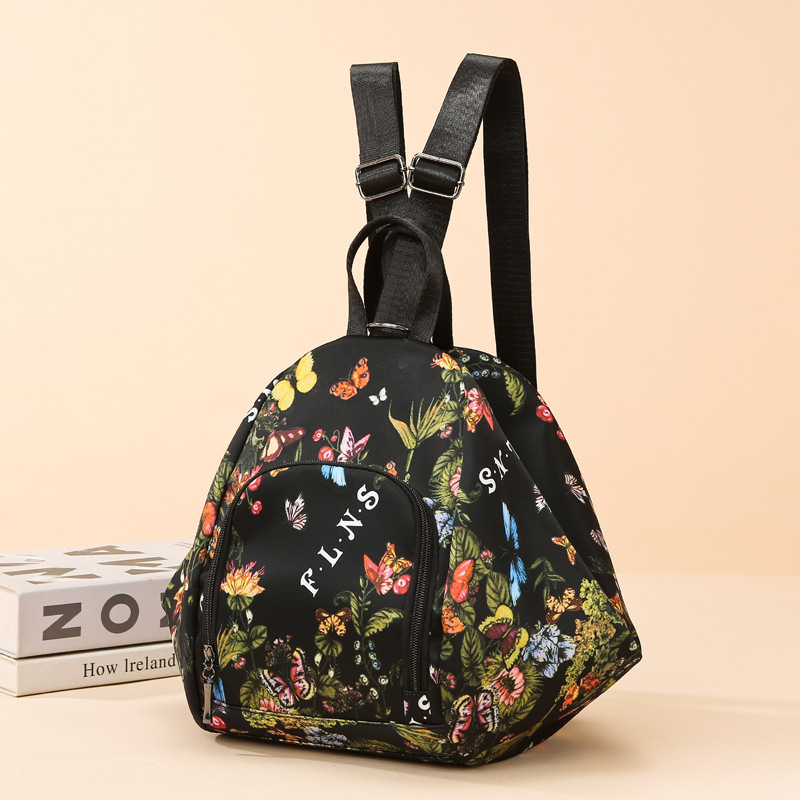 双肩包2025年流行款包包女多功能大容量百搭气质民族风单肩斜跨包