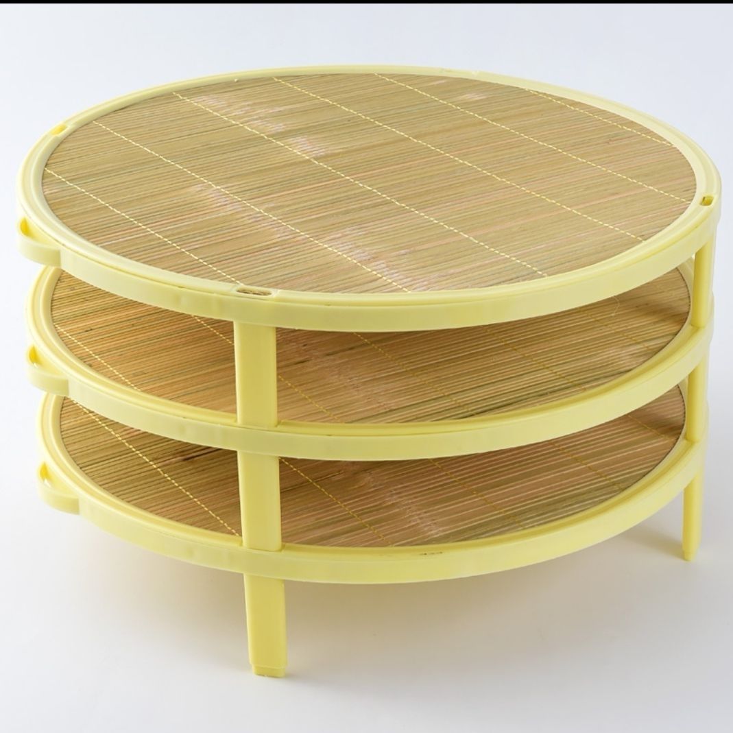 饺子托盘盖帘饺子帘放饺子篦子水饺放置盘家用锅排盖垫编簸箕Z⑥W