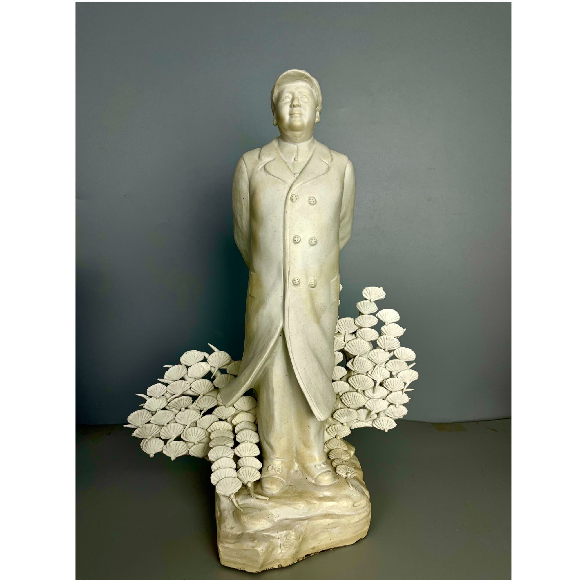 毛爷爷瓷像景德镇陶瓷手工雕刻为人民服务伟人领袖毛爷爷神像摆件