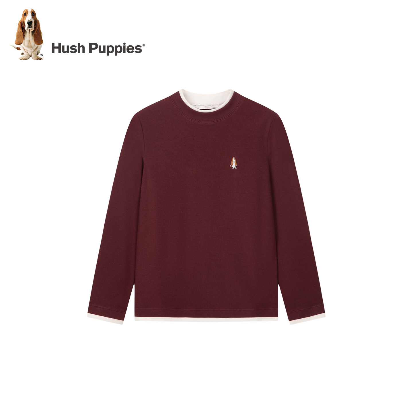 暇步士童装2025年新款休闲感亲肤长袖舒适打底衫