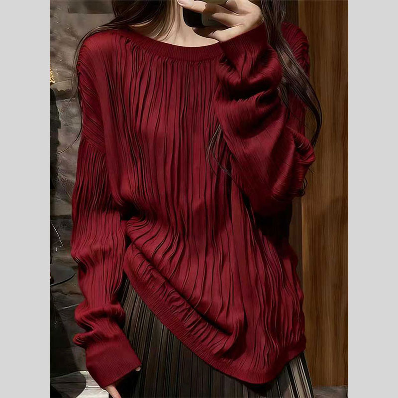 2026新款冬季法式独特绝美高级感超好看气质上衣洋气设计感小衫女