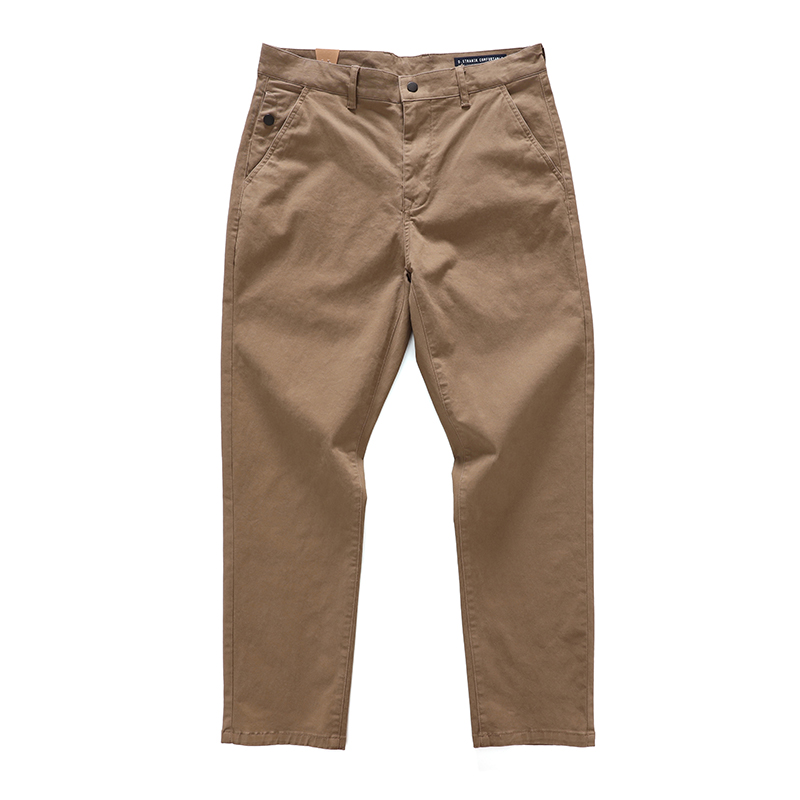 82168/8216 秋冬新款弹力休闲裤男士微宽松小直筒长裤基础百搭裤