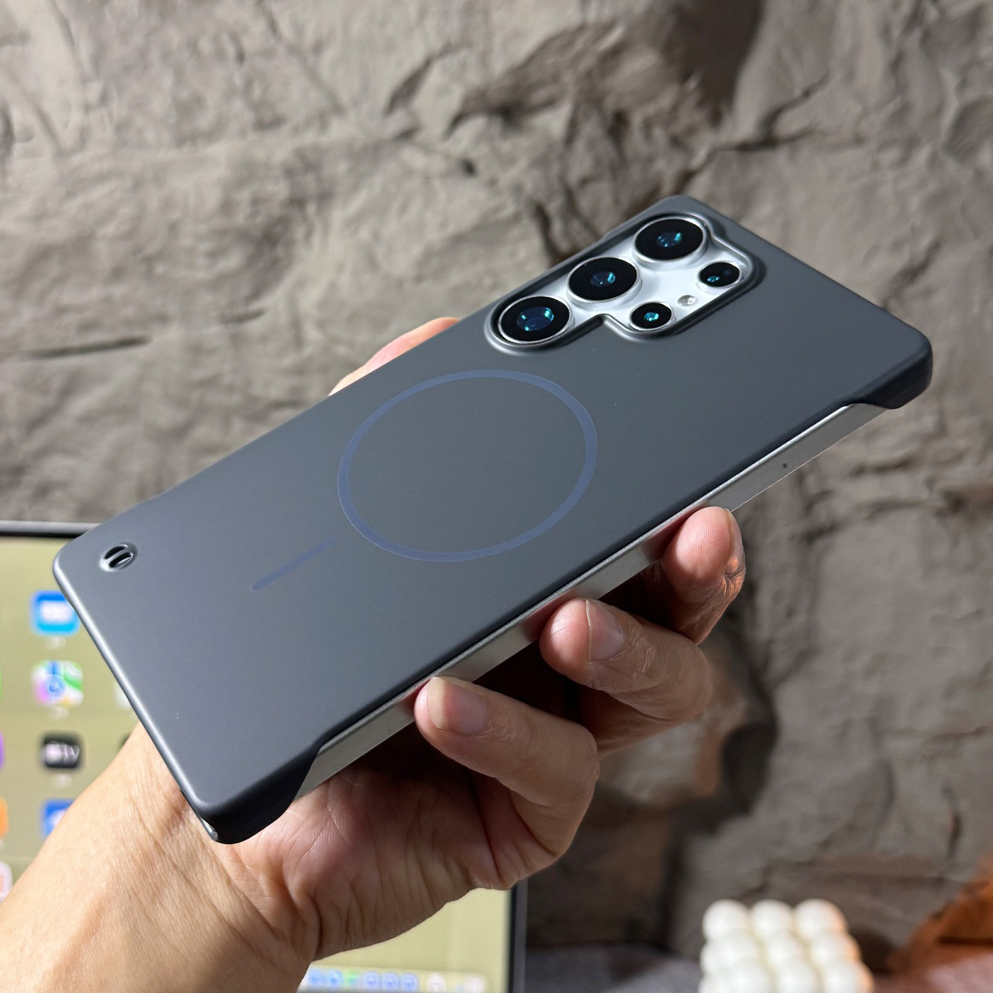 磁吸超薄无边框适用三星s25ultra手机壳肤感s25edge防摔s24/23+硬