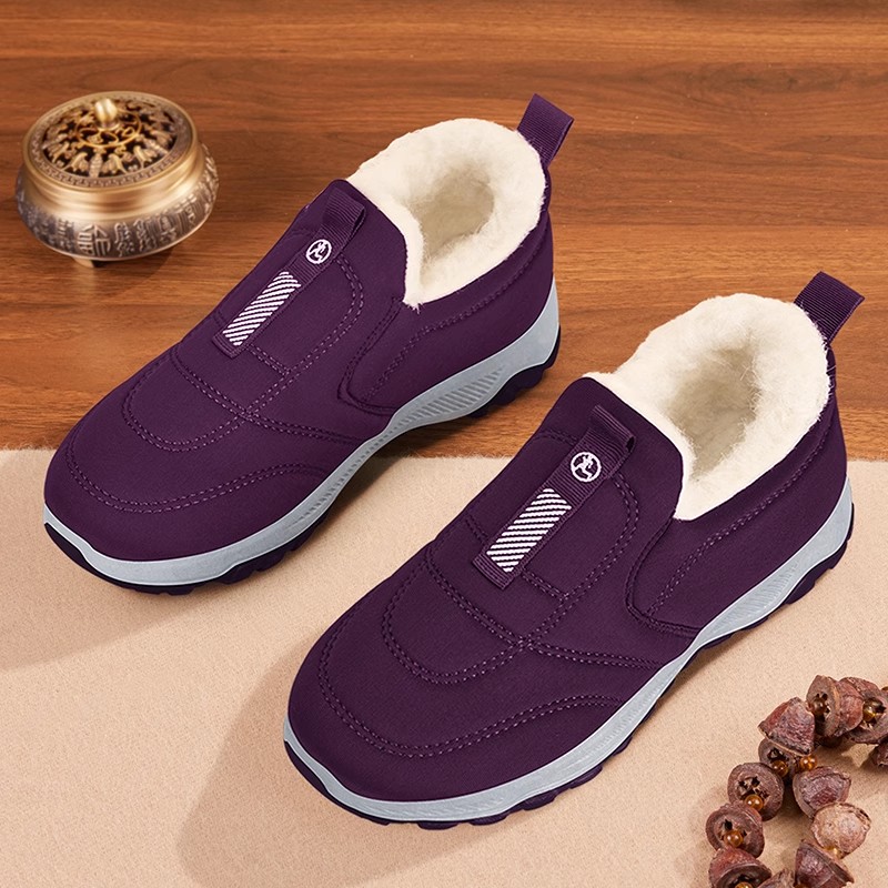 【加厚羊毛棉鞋】冬季25新款老北京棉鞋女防滑中老年妈妈保暖雪地靴